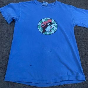 has a few holes and a clear gel nail polish stain on the front